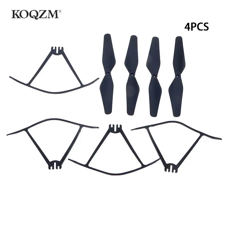 4Pcs 122mm Drone Spare Parts Kit Propellers Plastic Blades Props Guard Protection Frame F84 Drone Foldable Quadcopter