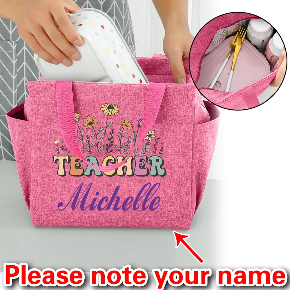 

Personalized Customized Fashion Printed Picnic Drinks Lunch Bag Portable Storage Box Is Simple and Durable.