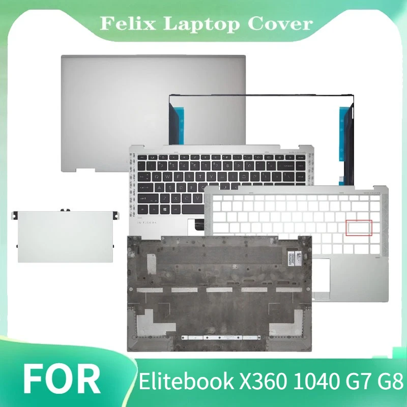 New Laptop For Elitebook X360 1040 G7 G8 LCD Back Cover Front Bezel Palmrest Top Case Upper Housing Cover Bottom Base Cas