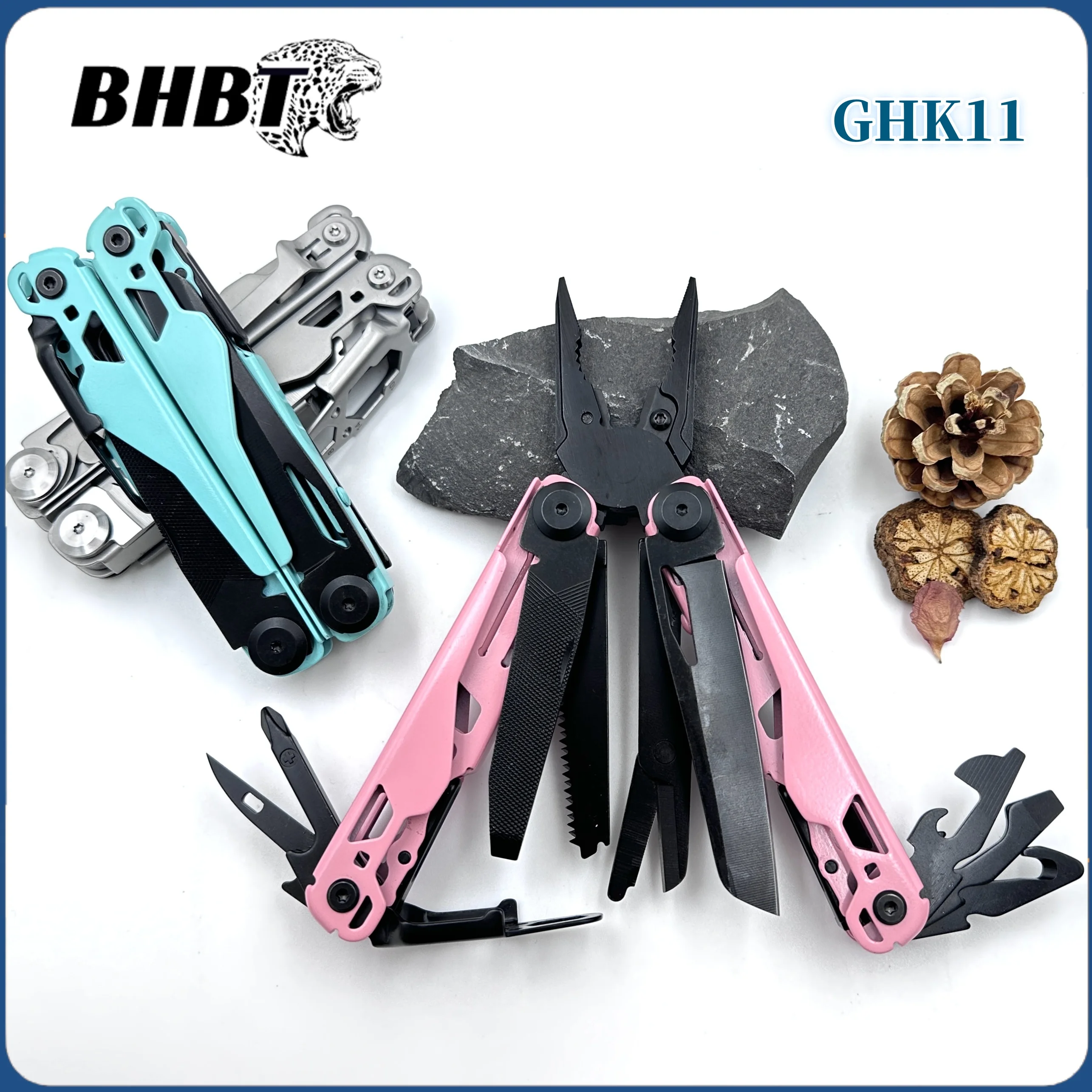 

BHBT 19 в 1, многофункциональные плоскогубцы, складной нож, многофункциональный инструмент, шестигранный ключ, инструменты для выживания на открытом воздухе, EDC, инструменты для домашнего обслуживания и ремонта