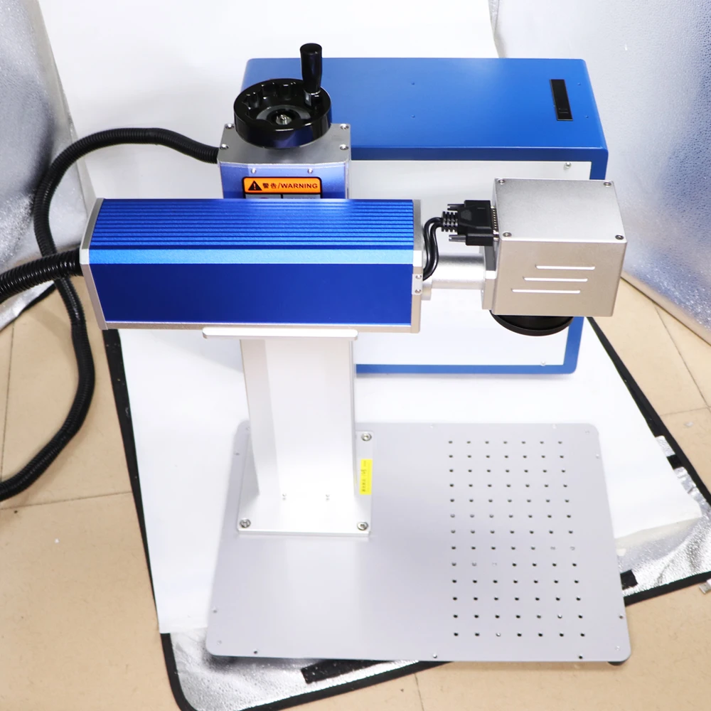 

20W 30W 50W MAX Fiber Laser Marking Machine High-Precision Metal Nameplate Ring Engraver Portable Engraving Industrial Desktop