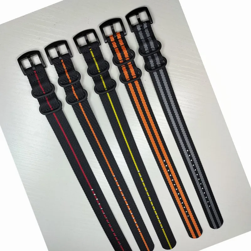 Single-layer nylon strap 20.22MM Universal Watch accessories Waterproof and sweatproof strap 20.22MM