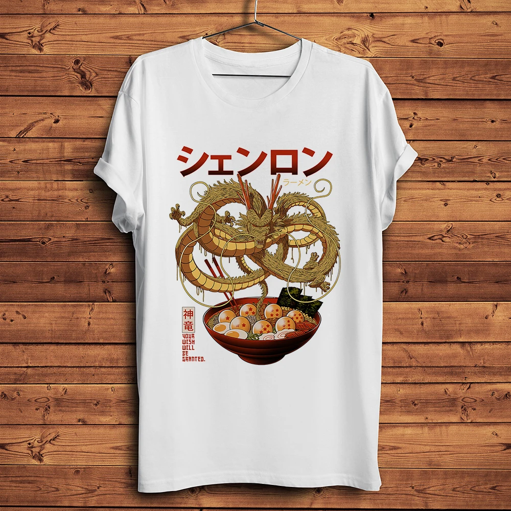 Shenron Divine dragon dbz Funny Anime T Shirt Homme Men Short Sleeve breathable TShirt Unisex Streetwear Tee