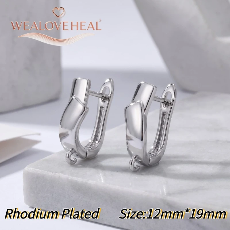 schmuckherstellung zubehör，18K vergoldeter Messing-Ohrringhaken mit Mikro-Zirkonia-Besatz und offenem Öhrchen für handgefertigten DIY-Schmuck, Zubehör und Schmuckkomponenten – Detail 25