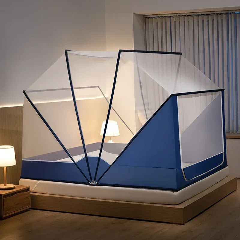 For Foldable mosquito net smart mosquito foldable net for double bed size with the stabilizer