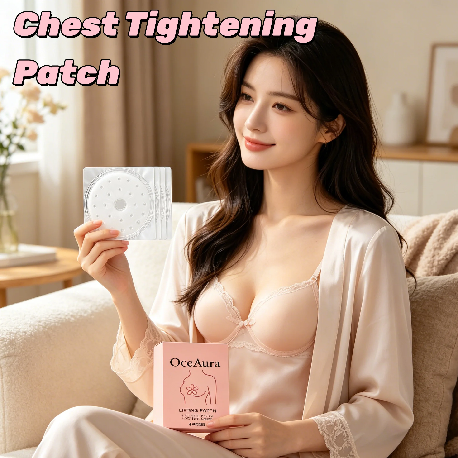 Breast Firming Patch Anti Sagging Lifting Chest Mask Nourishing Elasticity Plump Breast Skin Care Patches For Women Chest Beauty