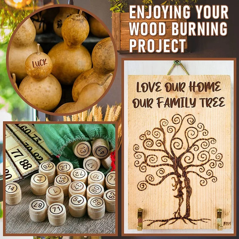 Promoção! Wood Burning Dica Set para Wood Craft, DIY Embossing Carving, Número do alfabeto, incluindo o número, 56 pcs
