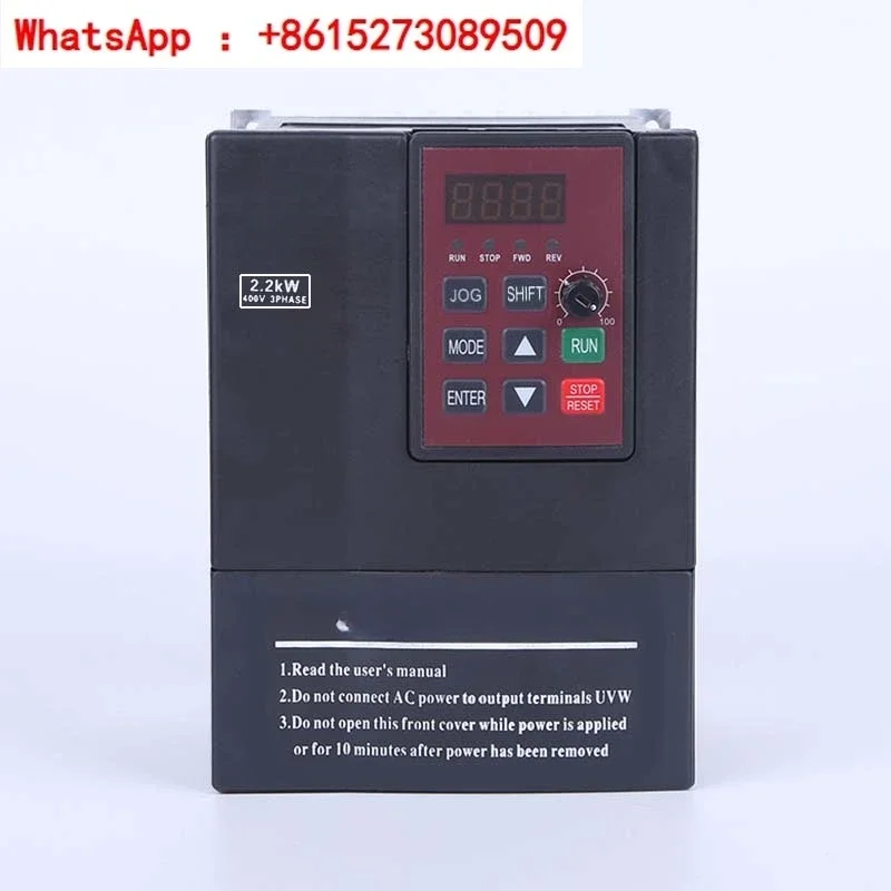 Frequency converter 380v three-phase 0.75-1.5-2.2-3.7-4-5.5-7.5kw single-phase 220V motor speed controller