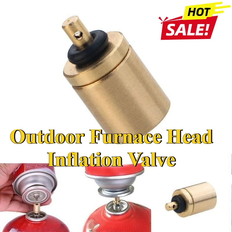 1/2/3pcs Inflation valve conversion head  Outdoor camping stove Gas Cylinder Gas Tank Burner Accessories Mini Inflation Valve