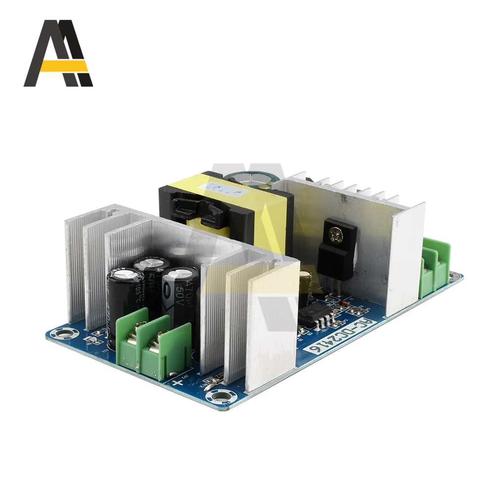 Módulo de fuente de alimentación conmutada de 24V, 6A, 150W, placa de circuito desnuda, sobretensión, sobrecorriente, funciones de protección contra cortocircuitos