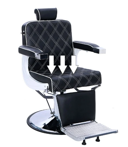 yt-Senior Wholesale Luxury Barber Chair Hair Salon Special Lift Chair Can Be Put Down Hair Salon Net Red Bench Cutting Chair&