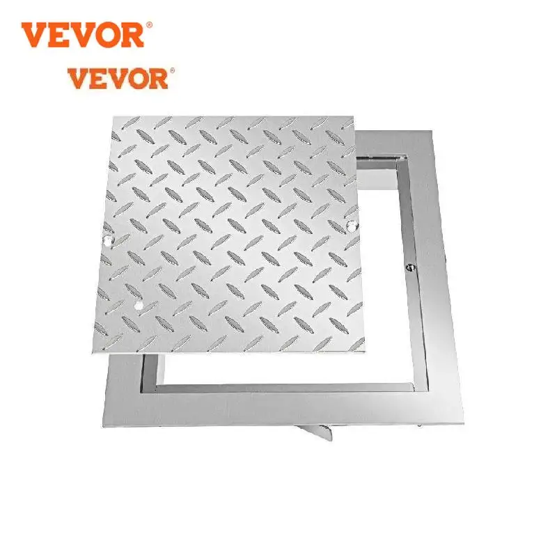 VEVOR Recessed Manhole Cover Galvanized Steel Plate Sealing and Locking Cover Kit Widely Mounted on the Deck Inner Floor of Boat