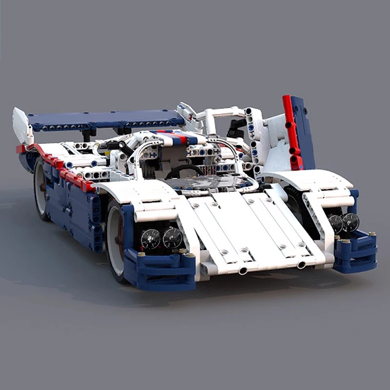 MOC-38167 Adult High difficulty Assembly Car Model Mechanical Technology Series Speed Cool Racing Creative Brick Toy Gift