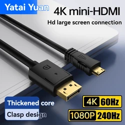 Linia DP do Mini HDMI Karta graficzna laptopa 4K podłączona do przenośnego monitora Linia połączenia wideo HD 4K@60 2K@144