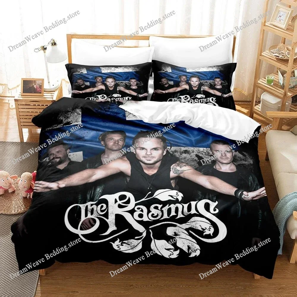 

Popular The Rasmus Bedding Set Single Twin Full Queen King Size Duvet cover Adult Boys Bedroom Anime Bed Sheet Set Luxury Gift