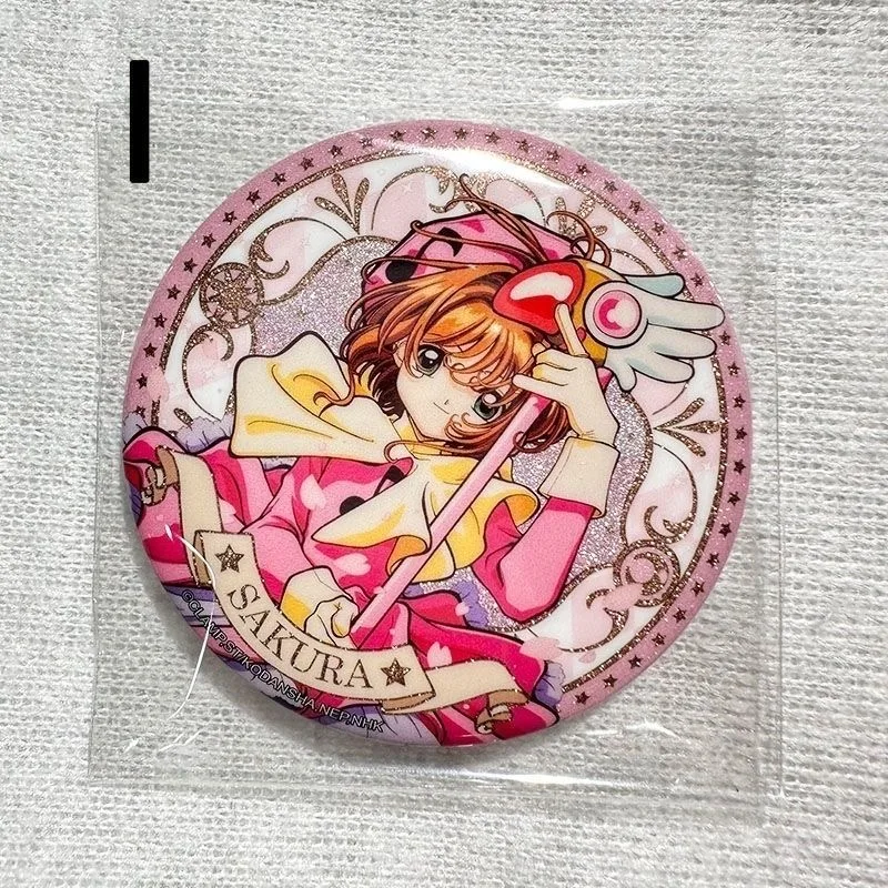 Customized Card Captor Kinomoto Sakura Anime Badge Brooch Clothing Backpack Decoration Anime Goods Children's Collection Toys