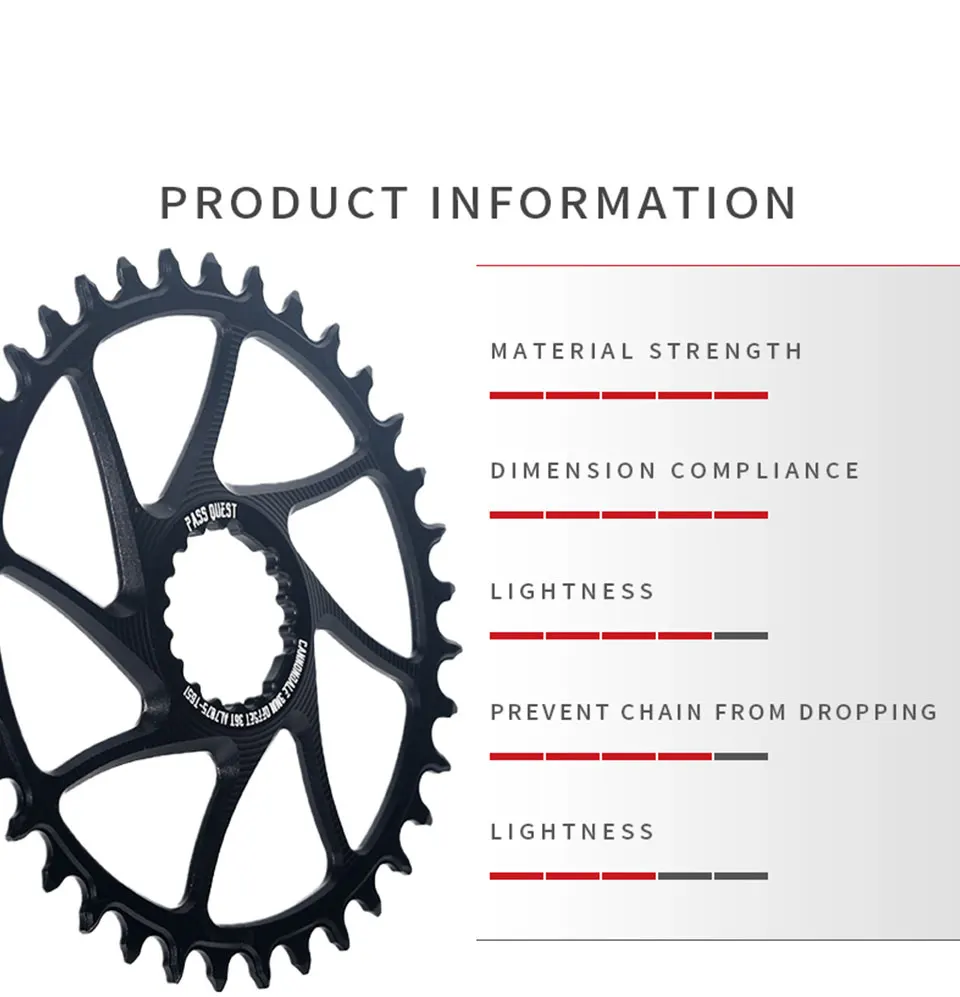 Pass Quest For CANNONDALE si ss 0mm 3mm Offset Bike Chainwheel 28T 30T 32T 34T 36T 38T 40T 42T bicycle Chainrings mtb Bike parts