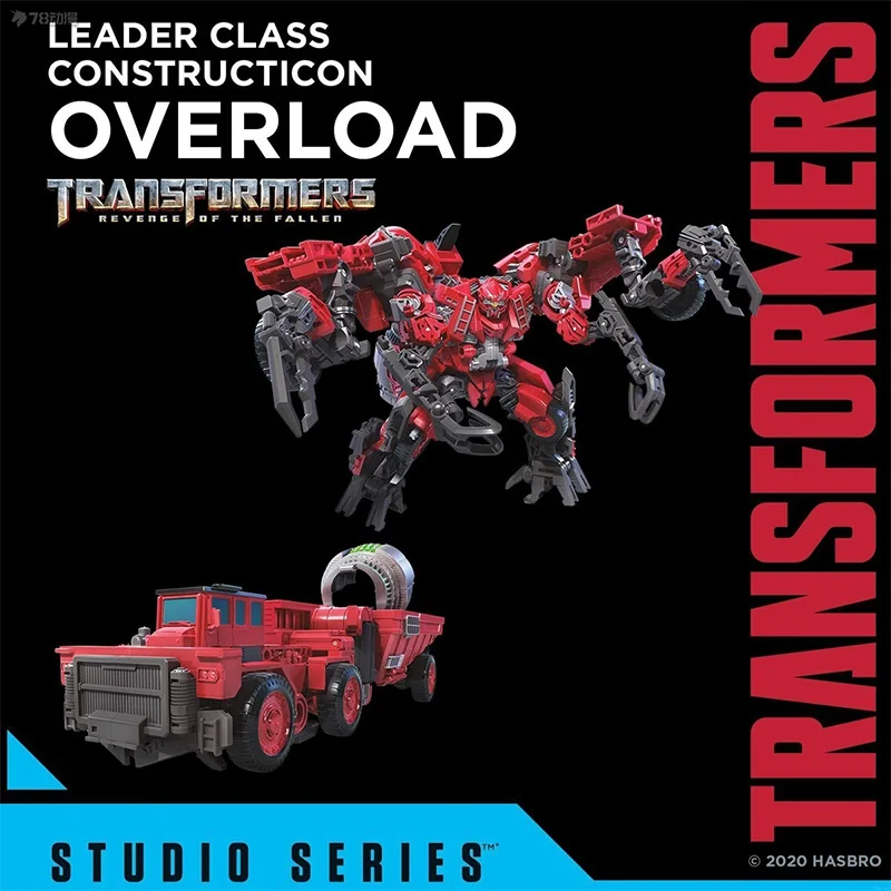 Hasbro Transformers Studio Series SS66 Overload Constructicon Leader Class Anime Original Action Figure Model Toy Birthday Gift