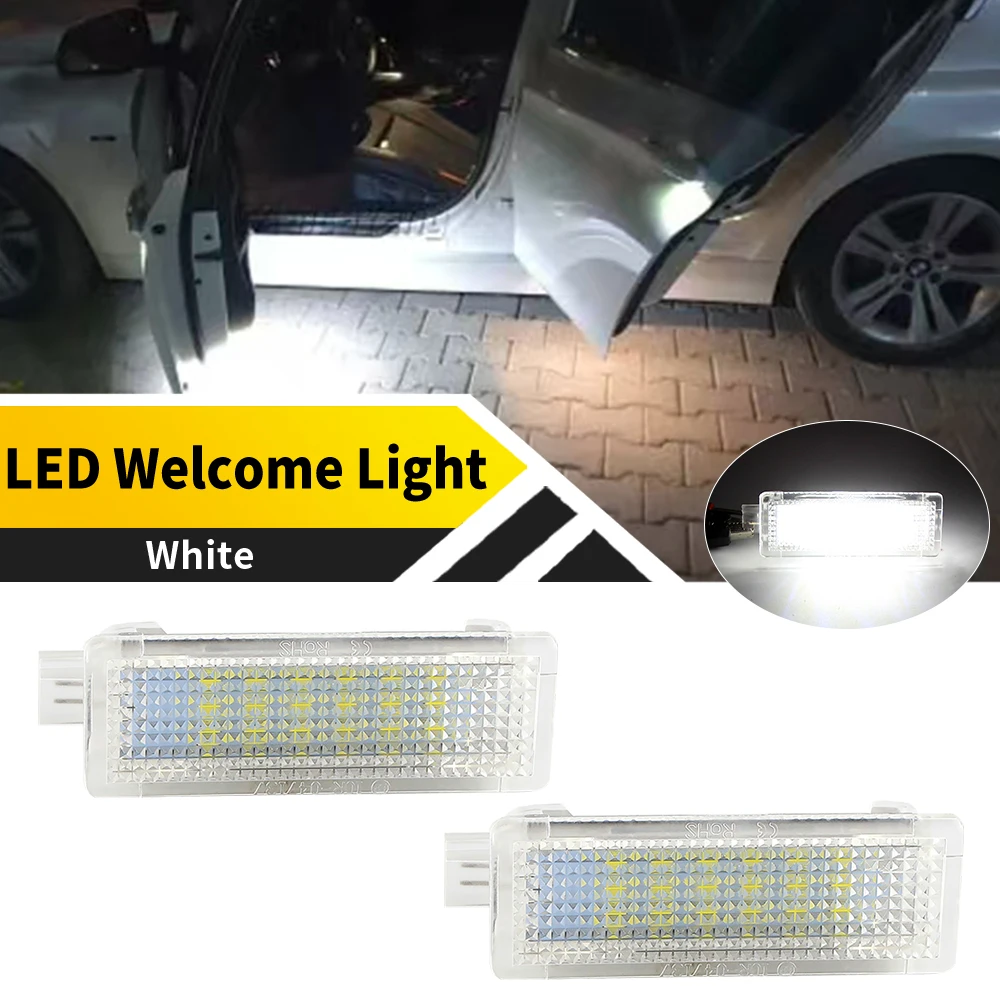 

1/2PCS LED Car Door Welcome Light For BMW 3-series E90 E91 2006-2011 E92 2007-2012 E90 E92 E93 M3 2008-2012 Footwell LED Light