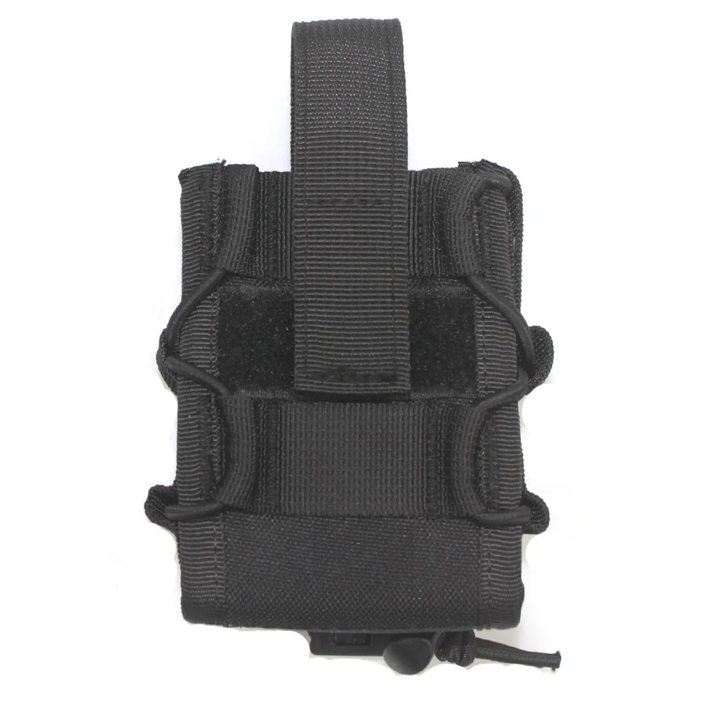 Bolsa táctica MOLLE para esposas caza exterior ajustable tapa abierta - imagen 5