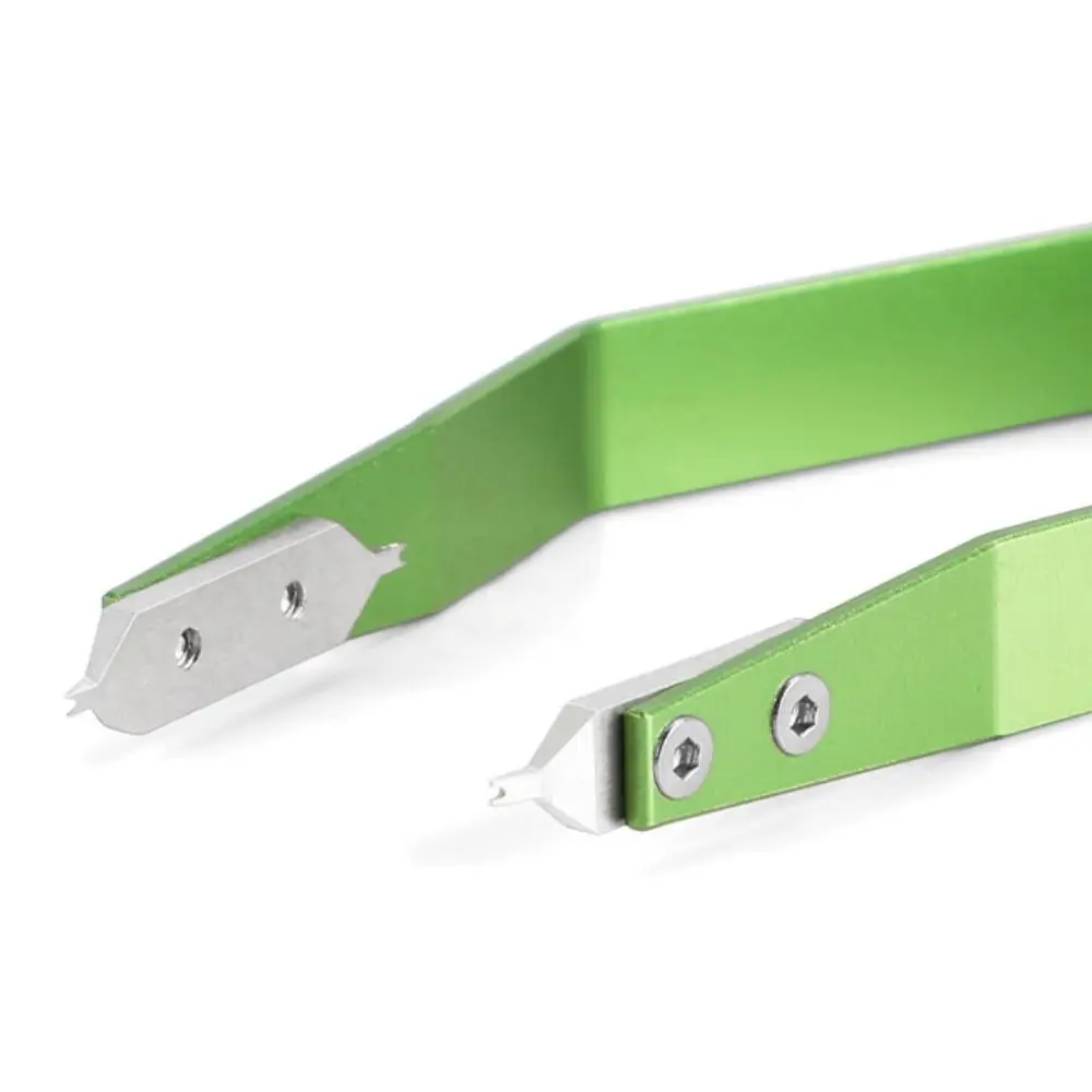 V-förmiger Uhren-Federsteg-Entferner, professionelles Präzisions-Federsteg-Pinzette, stabile Uhrenreparaturwerkzeug aus Aluminiumlegierung