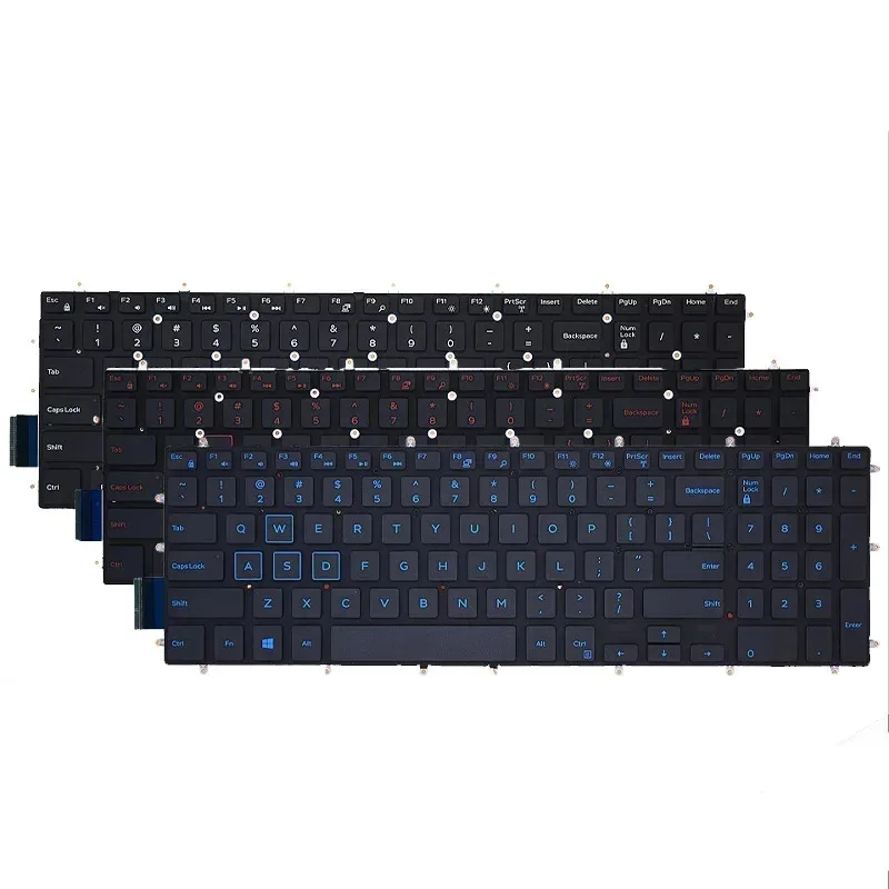 N New Genuine Laptop Rreplacement Keyboard Compatible for DELL G3 G5 G7 7588 7590 3590 3500 3579 3581 5587 5500 3779 JM