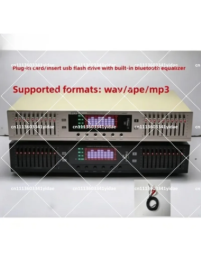 

20 Segment USB Drive Bluetooth Stereo HiFi EQ High Medium Low Frequency Adjustment Home Audio