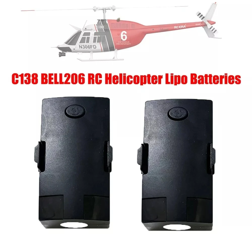 Oryginalny helikopter RC ERA C138 BELL 206 7.4V 350mAh LiPo akumulator do C138 BELL206 części zamienne do helikoptera RC