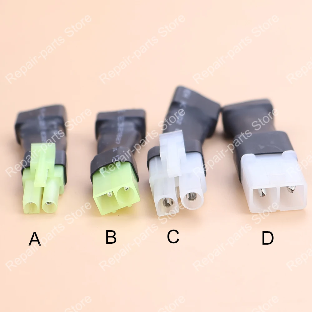 JCD 1PC TAMIYA Mini Tamiya Adapter Male Female to T Plug Battery Conversion Deans Connector For RC Model FPV Lipo Battery ESC
