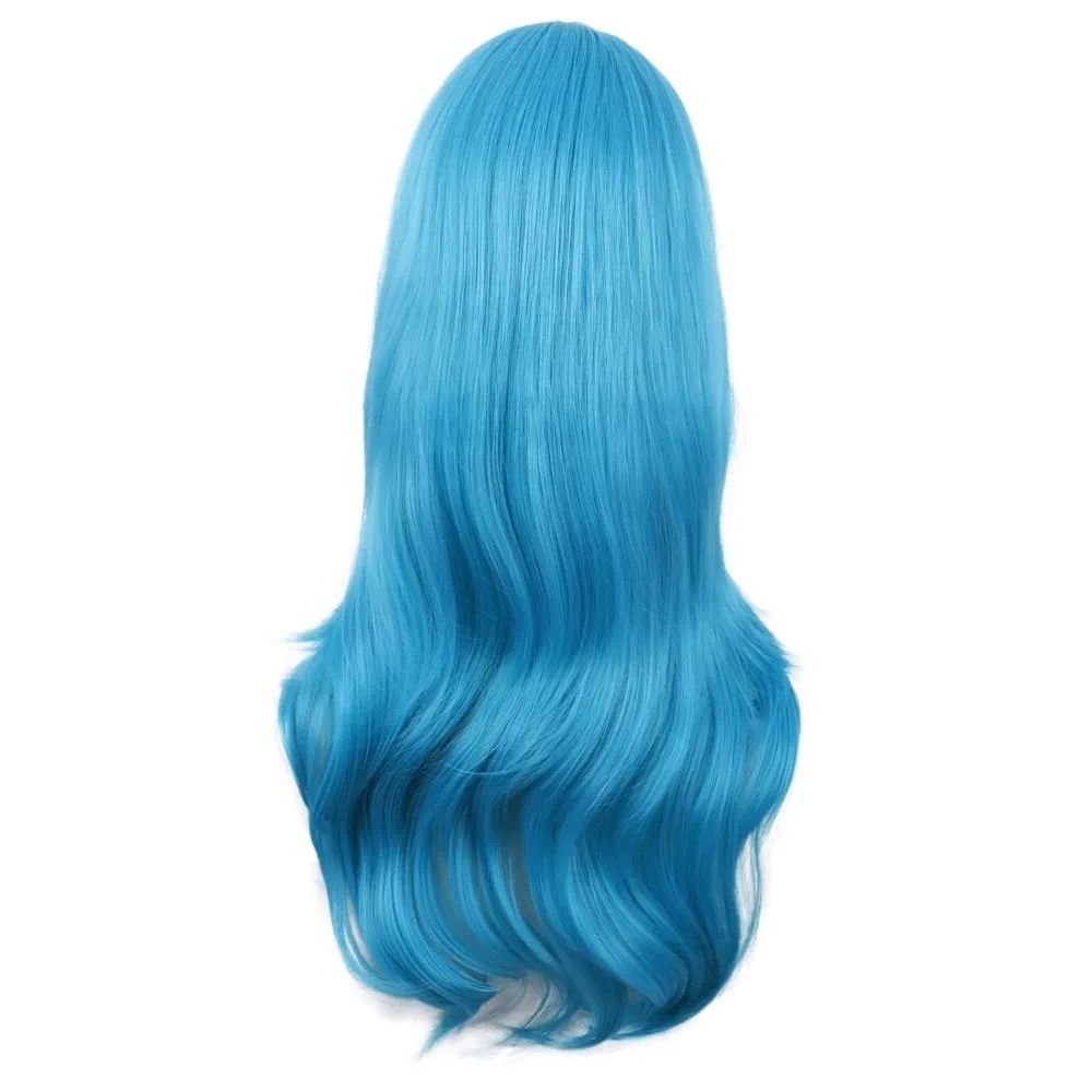 28 "70 سنتيمتر طويل مجعد الشعر ينتهي زي شعر مستعار تأثيري #4