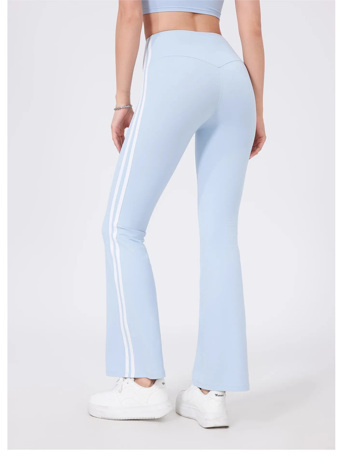 المرأة عالية الخصر اليوغا السراويل متوهج الرياضة طماق تجريب متوهج طماق لباس غير رسمي مريح أكتيفيوير الصالة الرياضية طماق