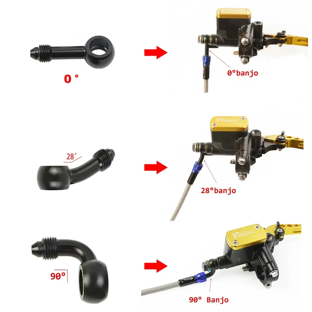 Universal M10 Motorrad Stahl Hydraulische Bremse Kupplung Linie Schlauch Rohr für Dirt Bike ATV Moped Roller Cub Quad UTV Go Kart