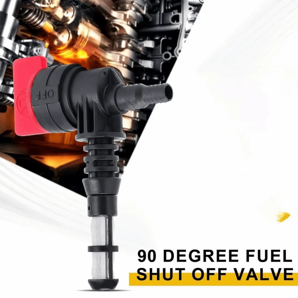 

2pcs 90 Degree Lawn Mower Fuel Valve Universal DIY On-Off Fuel Tap Gas Valve for 192980GS 208961 25 462 03-S 25-462-03-S