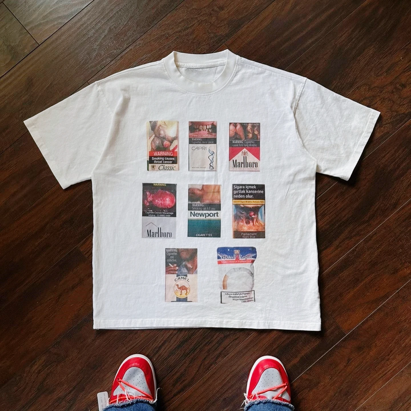 

Футболка из хлопчатобумажной ткани с принтом The Smoking Kills, летняя футболка в уличном стиле с короткими рукавами, крутой дизайн, футболки в стиле ретро