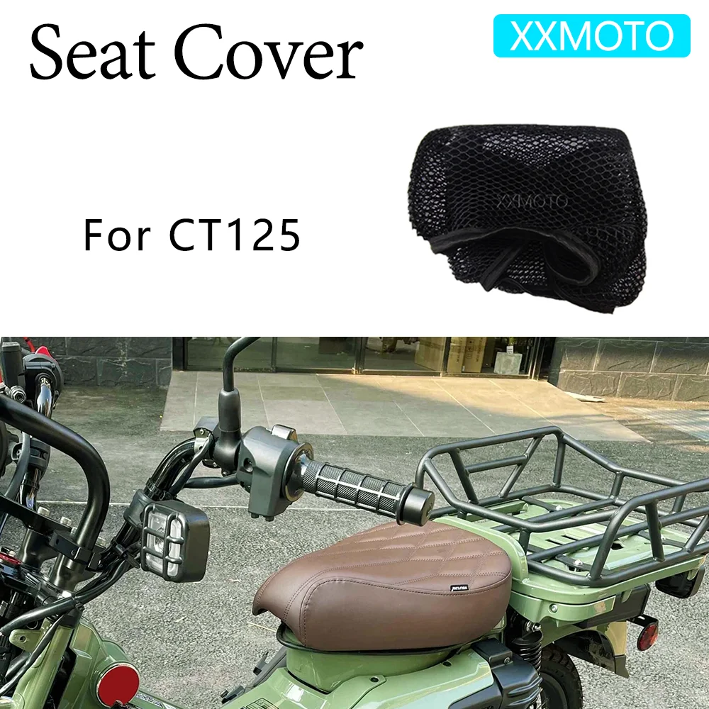 

For Honda CT125 CT 125 Motorcycle Seat Cover Heat Insulation Fabric Breathable Insulation 3D Mesh Non-Slip Protection Cushion
