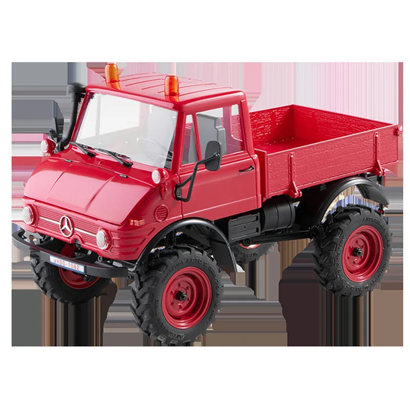 New Fms 1:24 Fcx24 Unimog Simulation Hard Plastic Shell Two-speed Mechanical Variable Speed Micro Card Model Car Rc Boy Toy