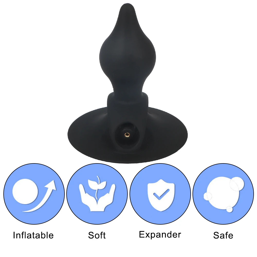 بعقب موسع يمكن ارتداؤها نفخ الجنس لعب للنساء الرجال جهاز تدليك للبروستاتا قوي شفط المكونات الشرج المثيرة منتجات الكبار