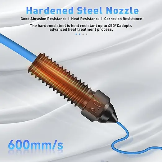 Oficjalny zestaw dysz ze stali hartowanej Creality Ender 3 V3 KE/K1 z osłoną, 0.2/0.4/0.6/0.8/1.0/1.2mm do drukarek 3D K1 Max, CR-10 SE — zdjęcie produktu 6