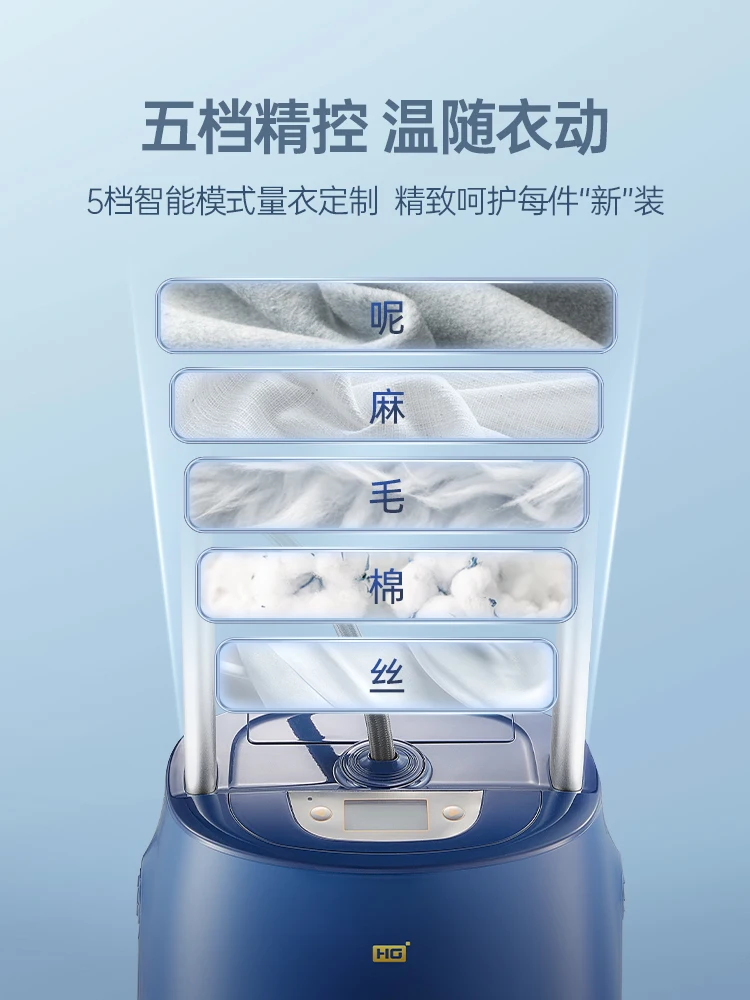 مكوّاة للملابس من Huaguang مكوّاة بخارية محمولة يدويًا مزدوجة قضيب مكوّاة بالمكواة المنزلية عالية الطاقة