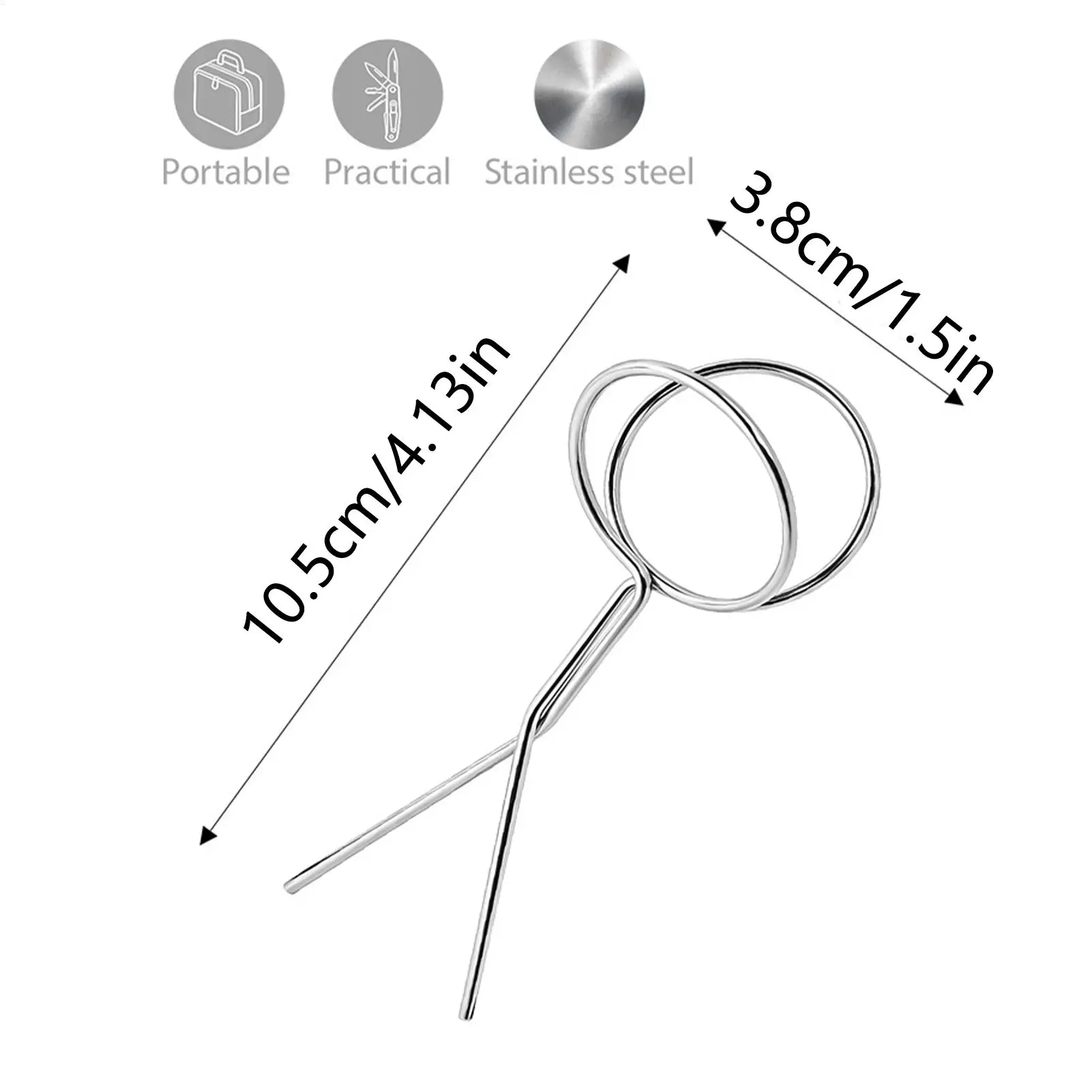 Golf Ball Retriever Portable Insertion-Type Catcher Stainless Putter Grip Golf Retriever Ball For Women Beginner Athlete view 6