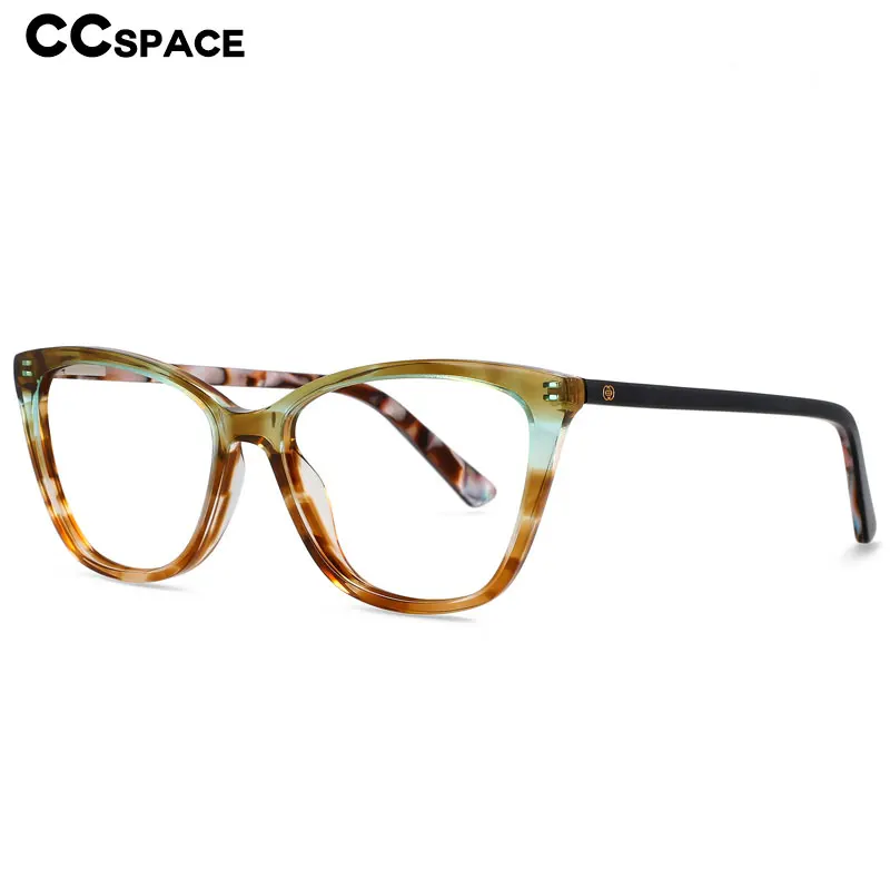 55569 Vintage Acetate Optical Glasses Frame Men Women Computer Goggles Brand Design Male Business Eyeglasses