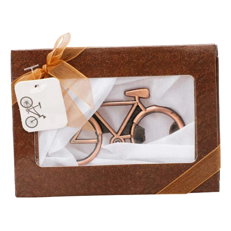 -SPOR 72 قطعة فتاحة زجاجات الدراجة لحفلات الزفاف هدية تذكارية، فتاحة زجاجات البيرة المعدنية هدايا الحفلات (البرونزية العتيقة) #2