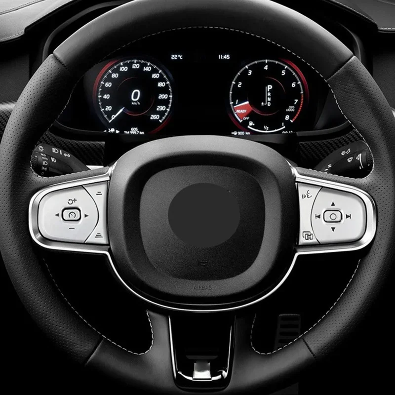 Steering Wheel Button Stickers for Volvo XC60 XC90 S90 S60 V60 Steering Wheel Trim Cover Stickers Auto Interior Decor Parts - Image 6