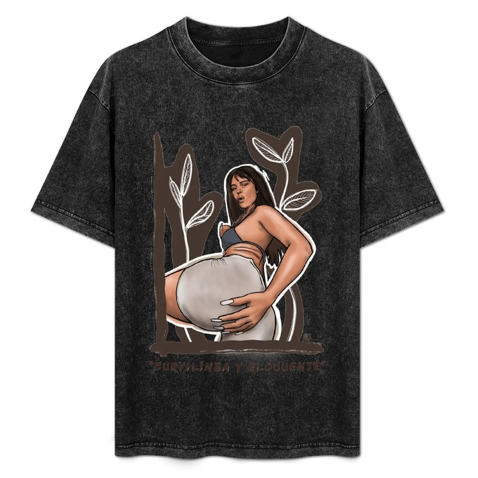 

Illustration tribute Nathy Peluso curvy and eloquent Classic T-Shirt korean fashion kawaii clothes workout shirts for men