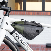 BIke Frame Bag 0.7L Cycling Triangle Bottom Tube Bag Wear-resistant Durable Cycling Travel Storage Bag