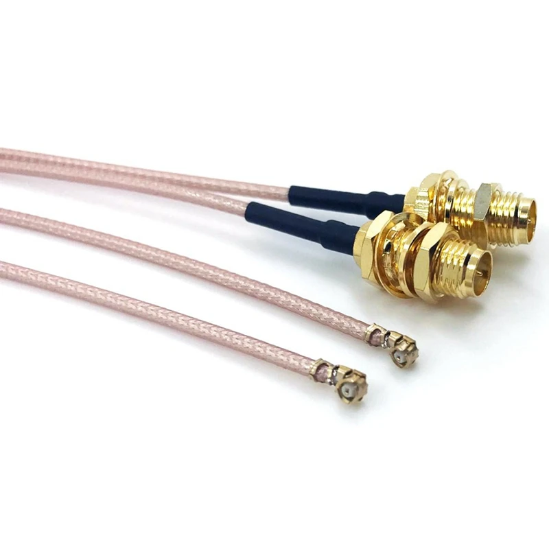 HOT Pack Of 4 RF U.FL(IPEX/IPX) Mini PCI To RP-SMA Female Pigtail Antenna Wi-Fi Coaxial RG-178 Low Loss Cable