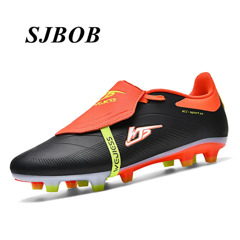 

High Quality Teenagers Football Sneakers Light FG Men's Football Shoes Training Sneakers Futsal For Youth Tenis Masculino Homem