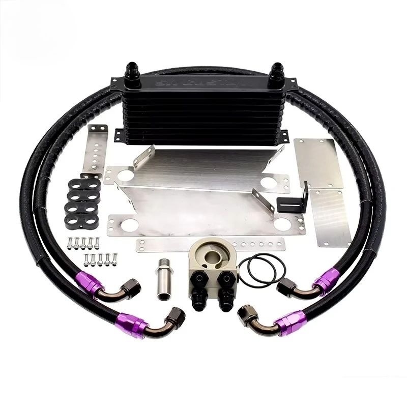 

SK Fa20 Oil Cooler Kit for GT86 Subaur BRZ ZN6 ZD6 with 90 Degree Thermostat Sandwich Plate