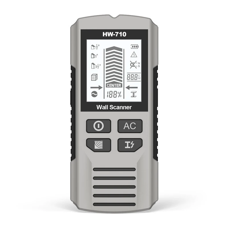 

Многофункциональный ручной детектор металла и поисковик скрытых проводов 7-в-1, измерительный прибор для внутренней отделки и строительства