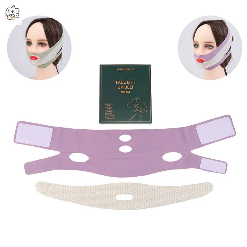 Chin Cheek Slimming Bandage Double Layer V Line Lifting Mask Face Lifting Anti Wrinkle Strap Band Sleeping Mask Beauty Health